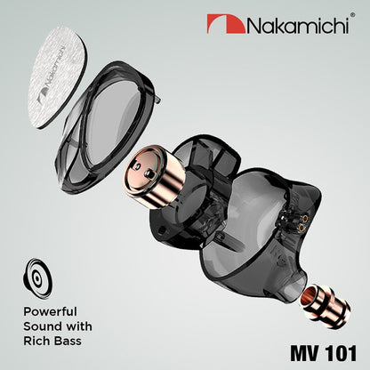 Nakamichi MV101 Dynamic Driver In Ear Monitor