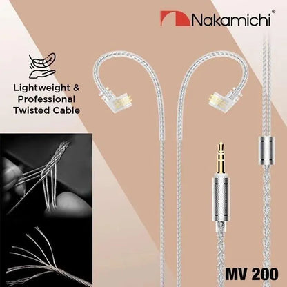 Nakamichi MV200 混合雙驅動入耳式監聽耳機